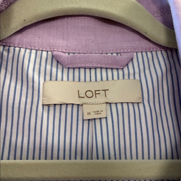 LOFT - linen jackets (olive & lavender) - Picture 2 of 4